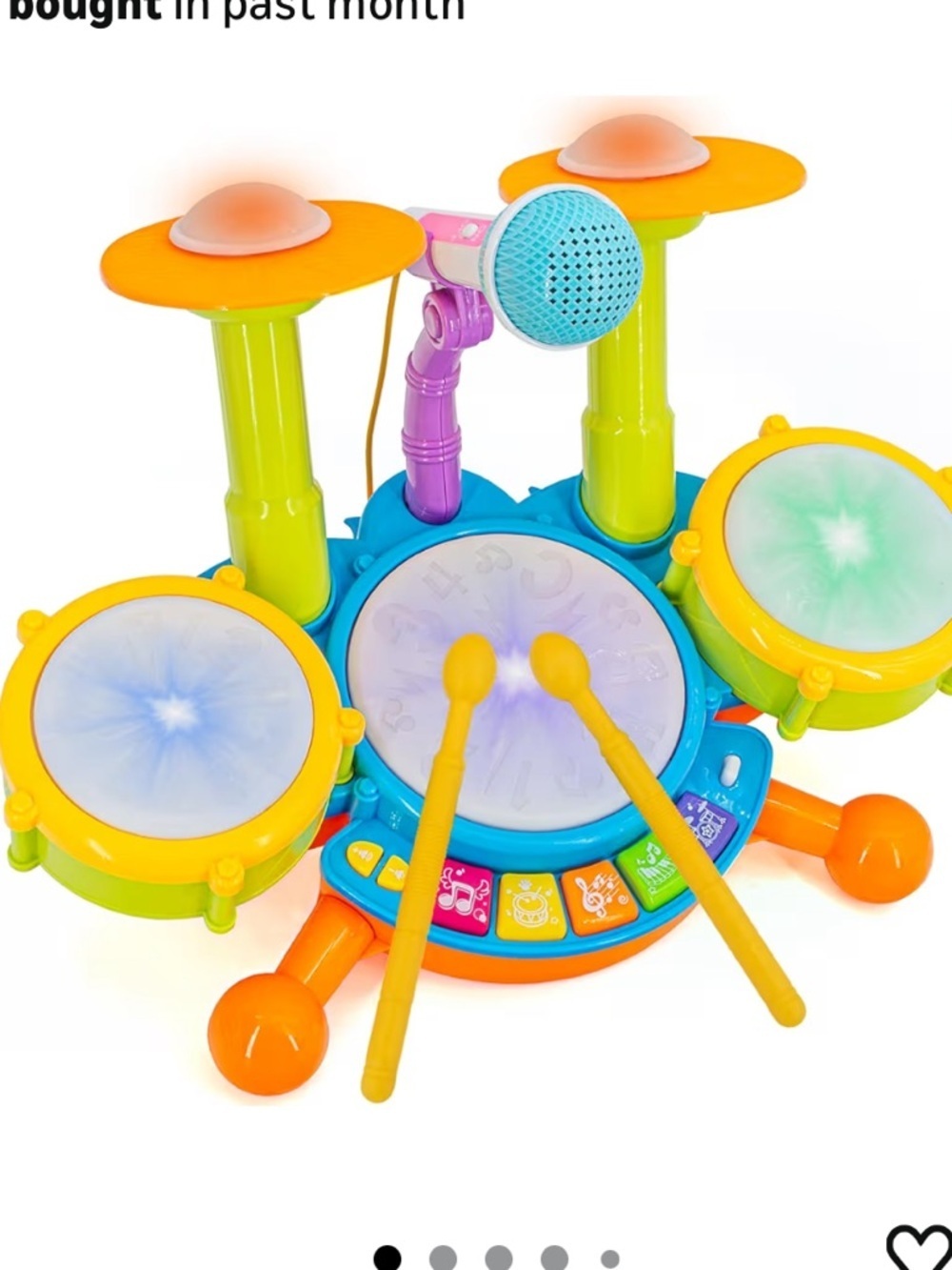 Drum Set for Toddlers, Kids Musical Instruments 072